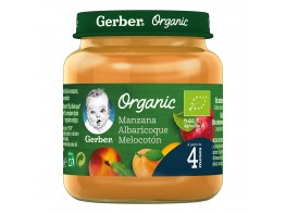 Imagen del producto Nestle gerber organic manzana, albaricoque y melocotón 125g