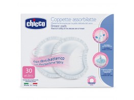 Imagen del producto Chicco discos absorb. antibacterias 30u