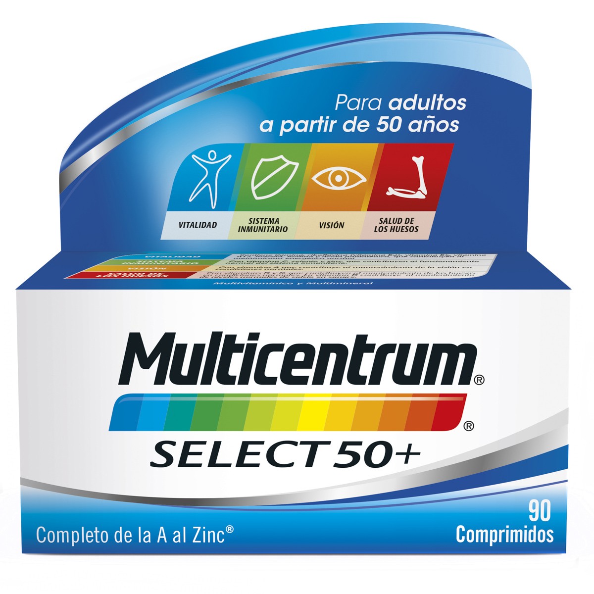 Imagen de Multicentrum select 50+ 90 comprimidos