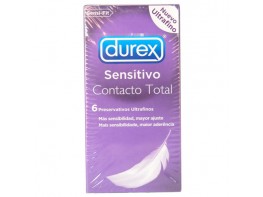 PRESERVA.DUREX CONTACTO TOTAL 6 UND.